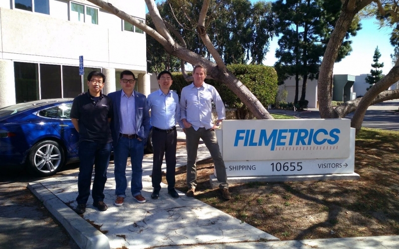 優(yōu)尼康負(fù)責(zé)人應(yīng)邀赴美國加州會(huì)晤Filmetrics 公司負(fù)責(zé)人